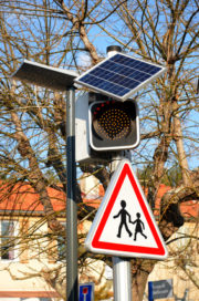 Solarbeleuchtung für den Straßenverkehr